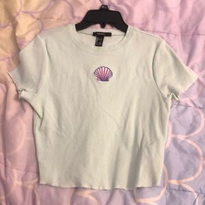 Forever 21 Mermaid Baby Tee